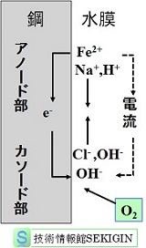 金属表面での物質移動