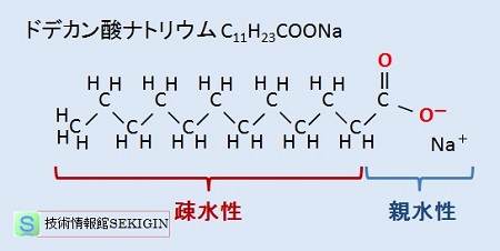 ドデカン酸塩の分子構造