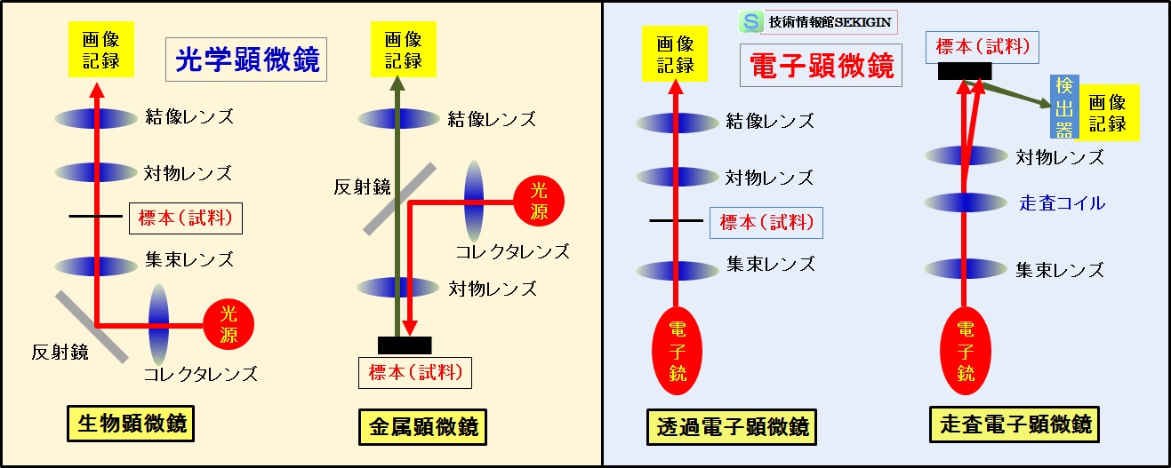 顕微鏡の原理図